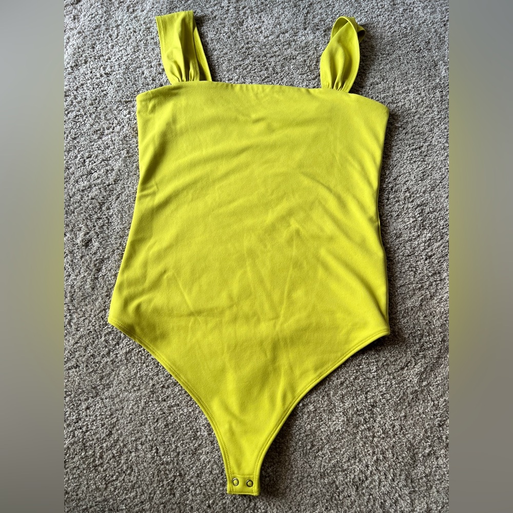 Abercrombie & Fitch Soft A&F Collection Lime Bodysuit//Size Medium